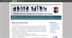 Desktop Screenshot of opsrudnik.pl
